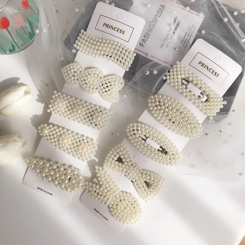 Korean Ins Pearl Hairpin Clip for Ladies - Image 36