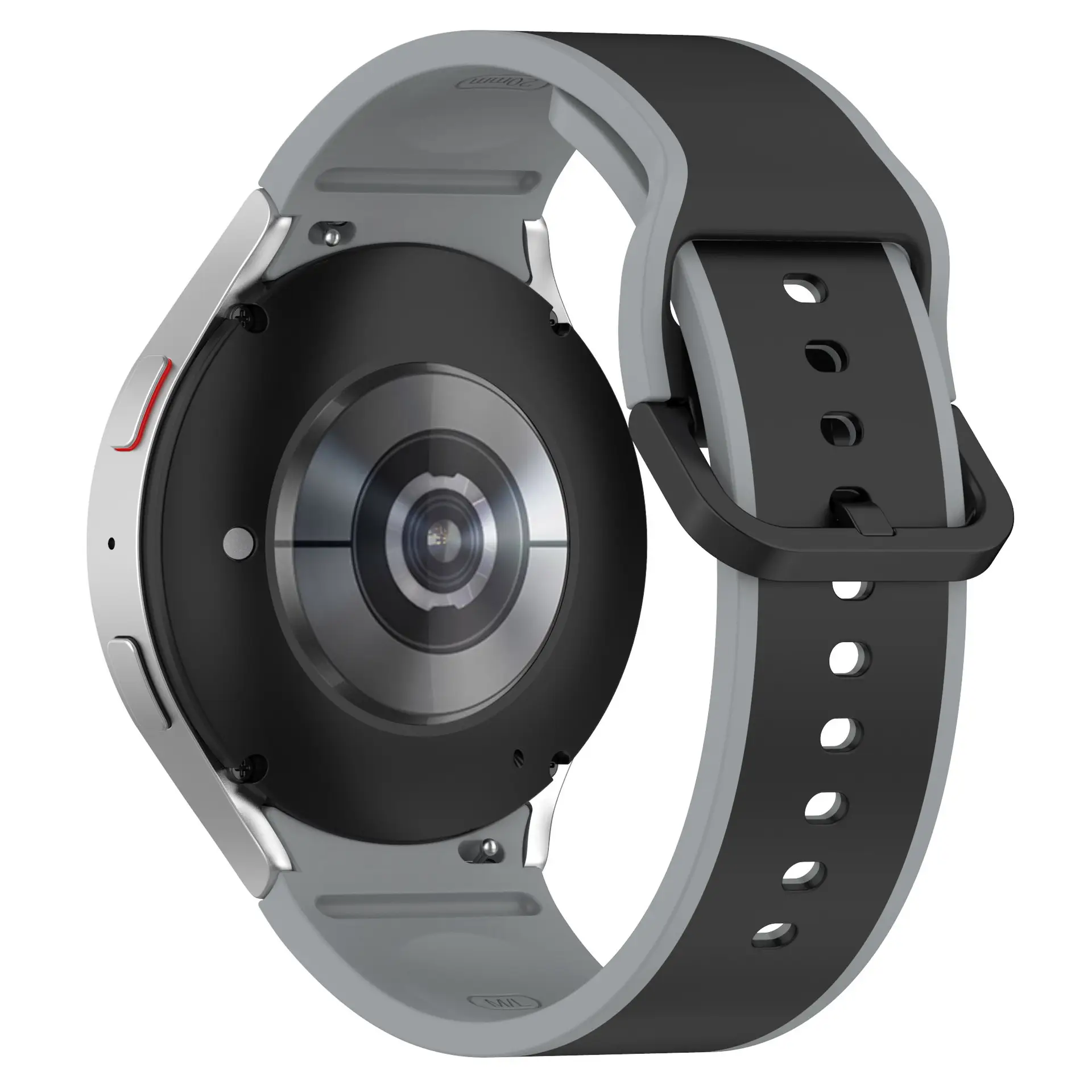 Samsung Galaxy Watch5 with Orange Silicone Strap - Image 3