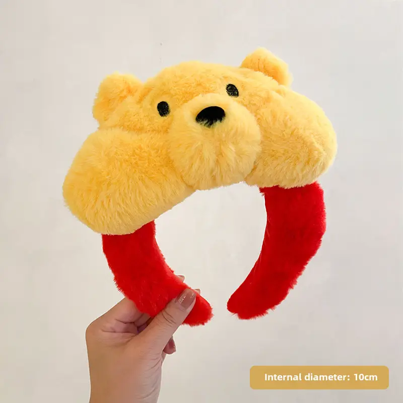 Strawberry Bear Wash Face Hairband for Girls