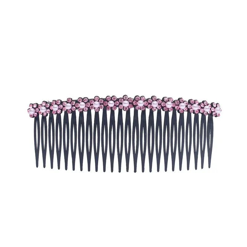 Large Rhinestone Hair Comb with Ball Head Design - Image 12