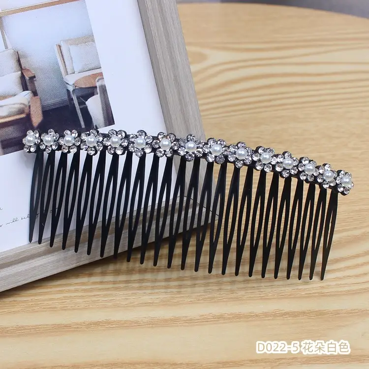Large Rhinestone Hair Comb with Ball Head Design - Image 5