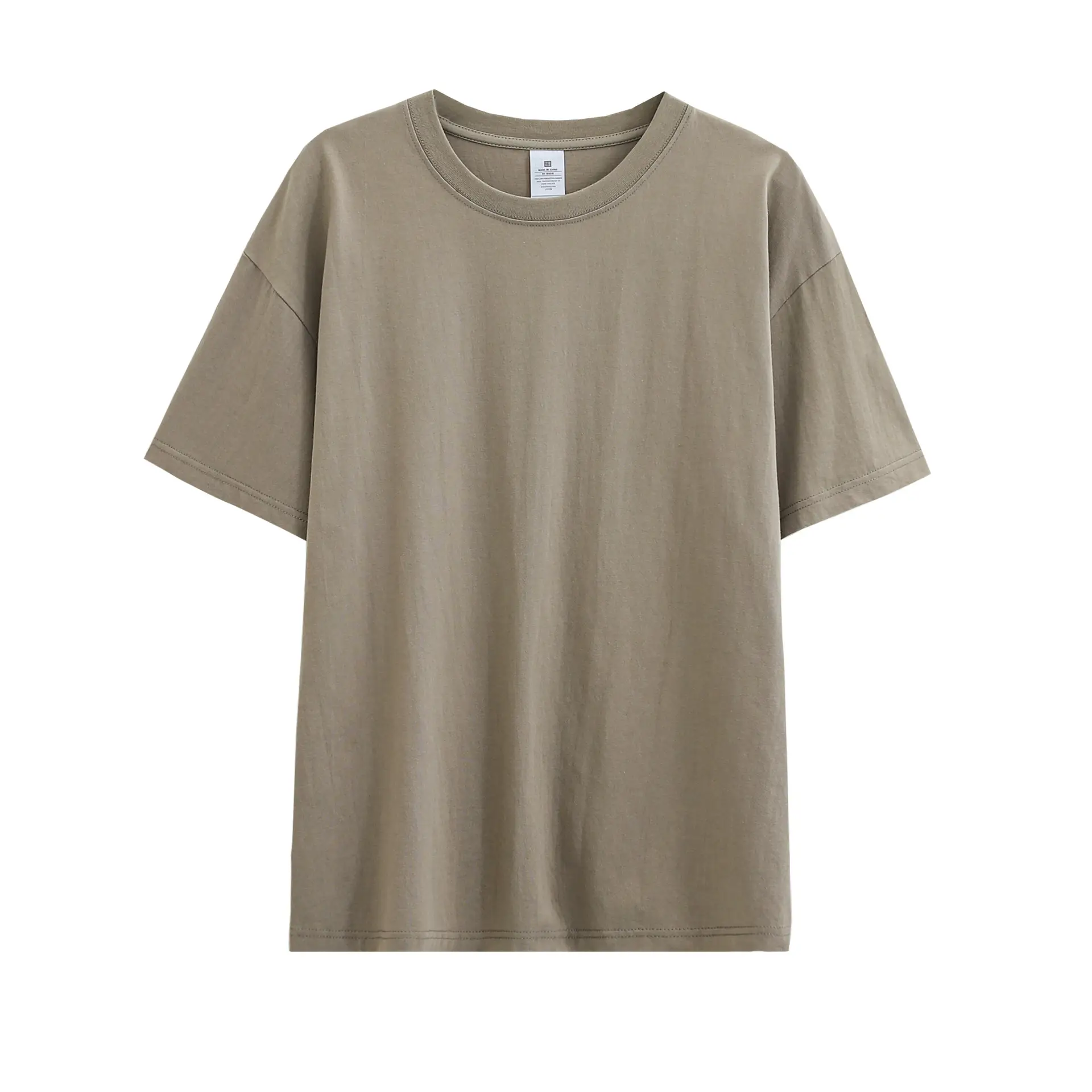 Women Grey Micro Cotton Short Sleeve T-Shirt - Image 3