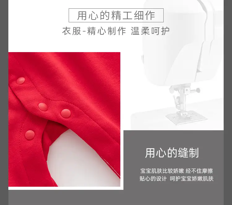 Red Little Dress Baby Jumpsuit Spring Autumn Gentleman Style — feature 6