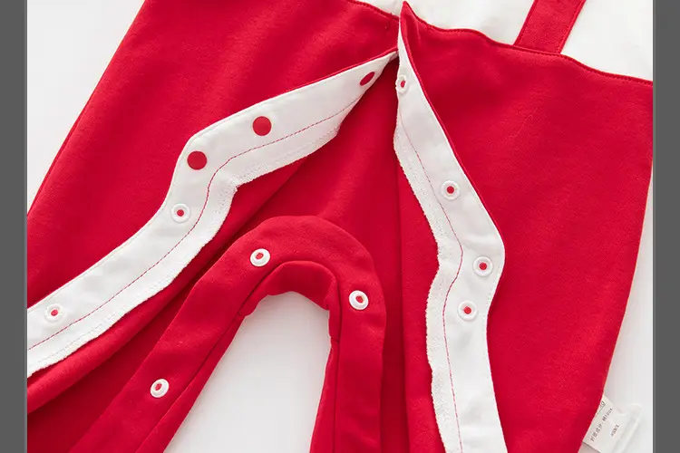 Red Little Dress Baby Jumpsuit Spring Autumn Gentleman Style — feature 9