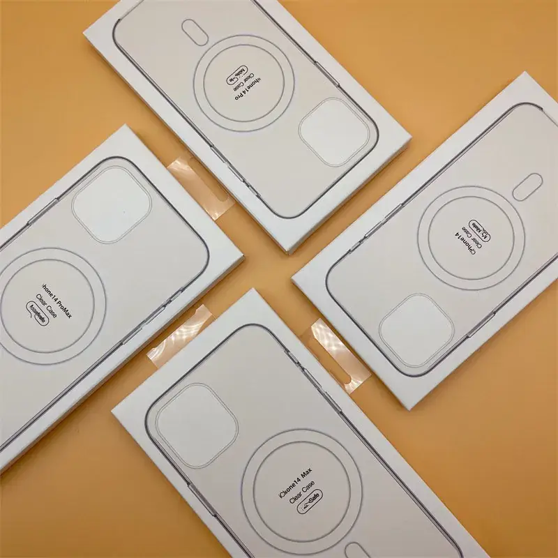 Magnetic Transparent iPhone Phone Shell 14 Pro 13 Pro 15 Pro 12 - Image 2