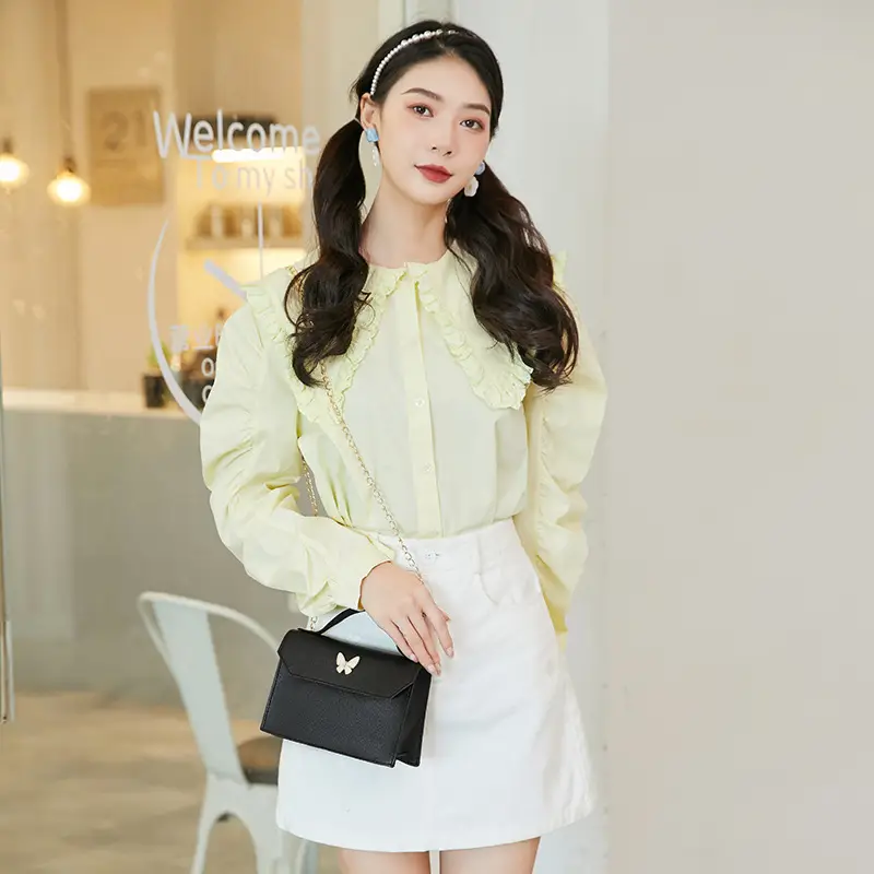Black Butterfly Mini Shoulder Bag for Women 2022