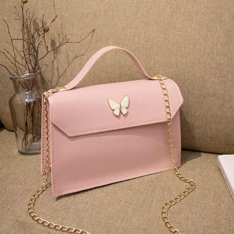 Black Butterfly Mini Shoulder Bag for Women 2022