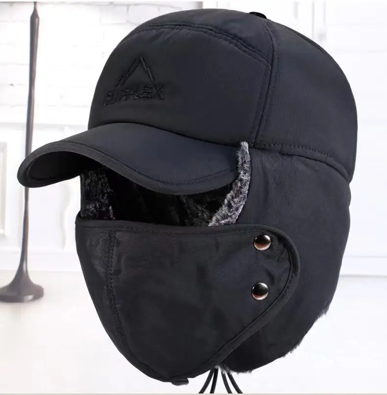 Winter Fleece Lined Cap for Men, Thickened Heattech Cold-Proof — feature 5