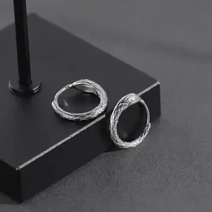 Men & Women Black Stud Earrings Hip Hop Fashion — feature 1