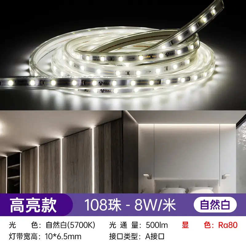 LED Ceiling Light Strip 220V High Voltage Living Room