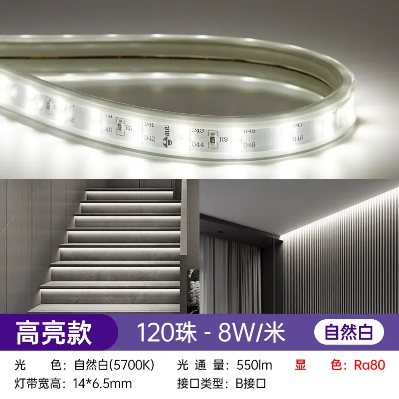 LED Ceiling Light Strip 220V High Voltage Living Room