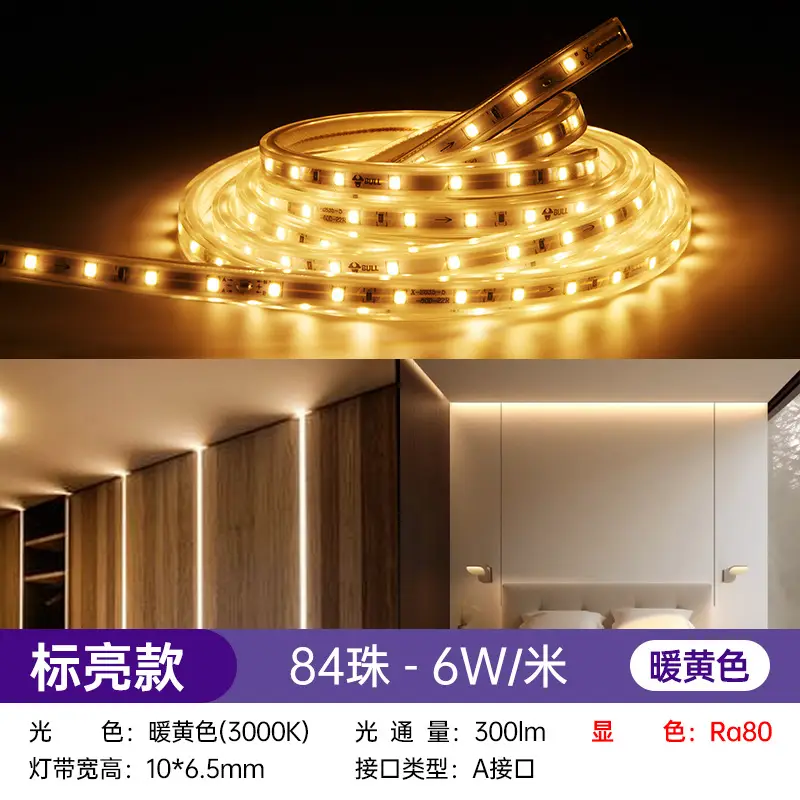 LED Ceiling Light Strip 220V High Voltage Living Room