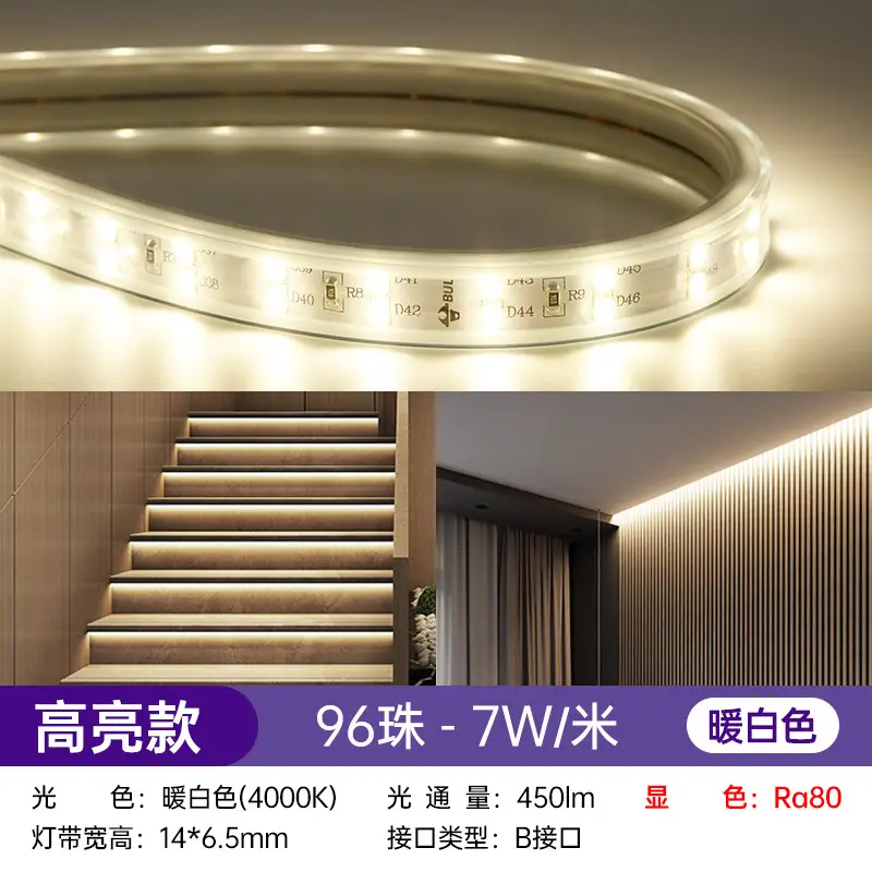 LED Ceiling Light Strip 220V High Voltage Living Room