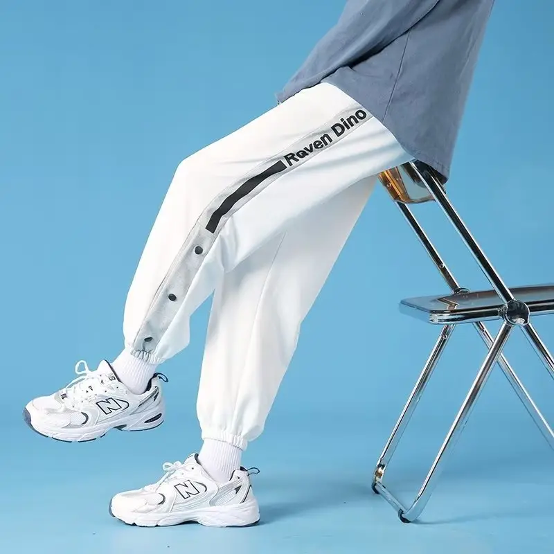 Men's Casual Trousers Spring Autumn Trendy Loose Swept Pants - Image 7