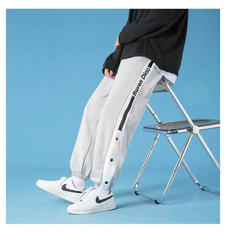 Men's Casual Trousers Spring Autumn Trendy Loose Swept Pants - Image 2