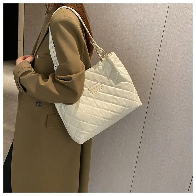 Red Quilted Women's Large Tote Bag 2026 — feature 32