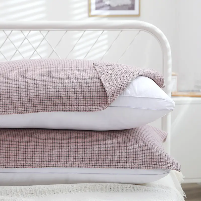Cotton Pillow Cover with Straps Anti-Shedding Single - Image 4