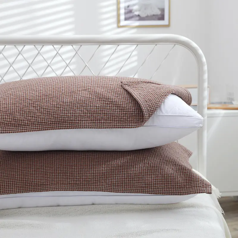 Cotton Pillow Cover with Straps Anti-Shedding Single - Image 5