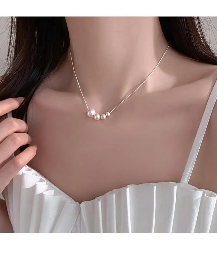 925 Sterling Silver Pearl Necklace for Women — feature 6