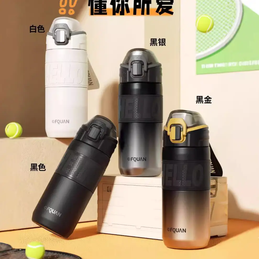 316 Stainless Steel Sports Water Cup with Direct Lid - Image 13