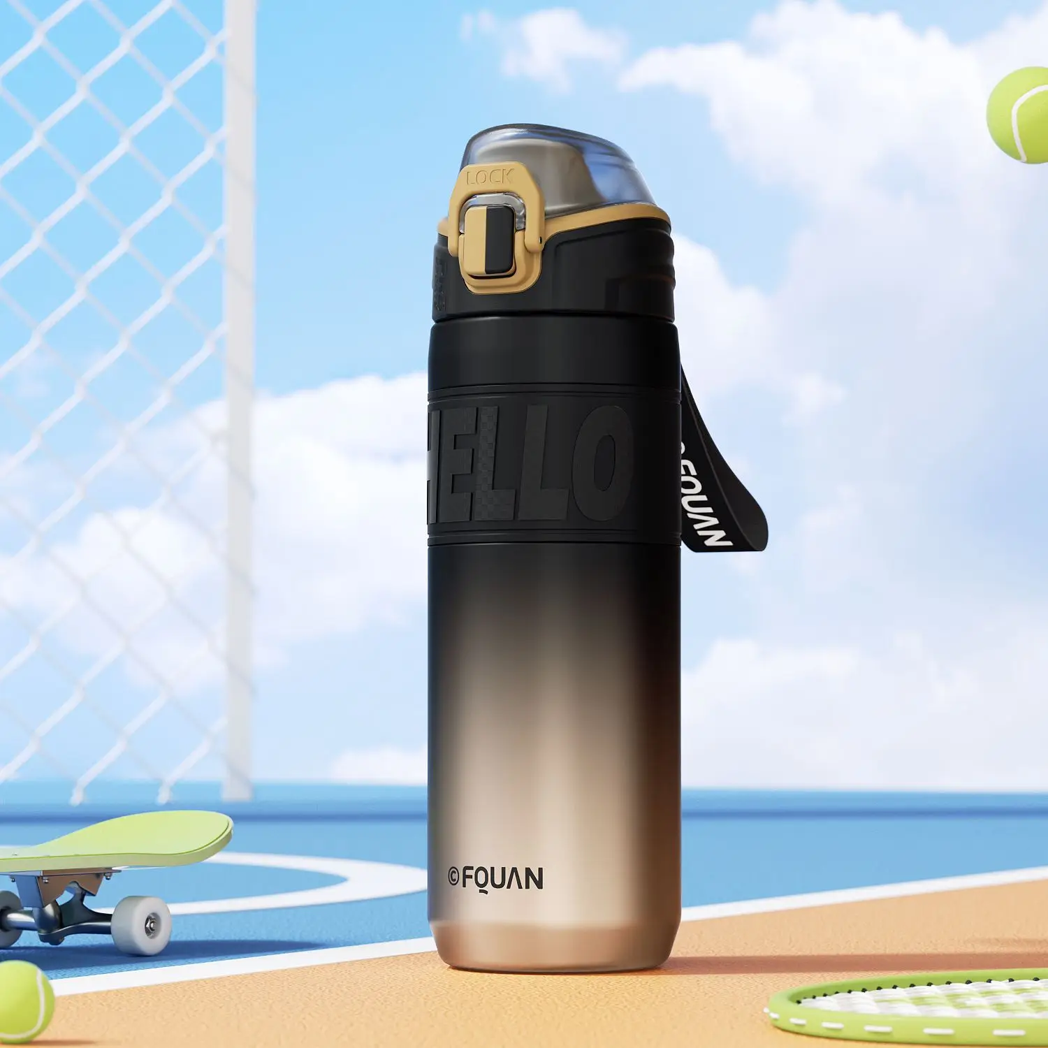 316 Stainless Steel Sports Water Cup with Direct Lid - Image 9