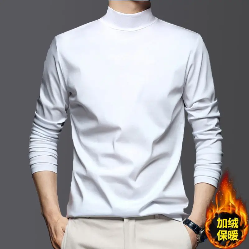 Men's Black Long Sleeve T-Shirt with Embroidery - Image 2