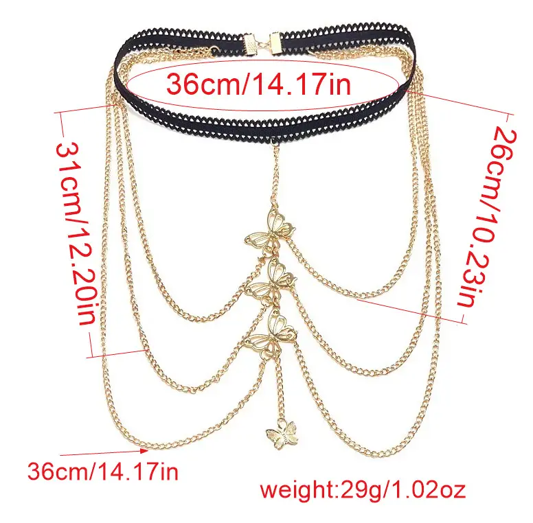 European American Butterfly Chain for Women — feature 21