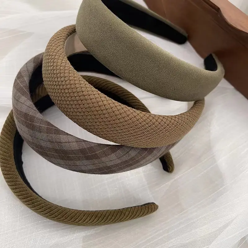 Super White Pique Leather Hair Band for Women