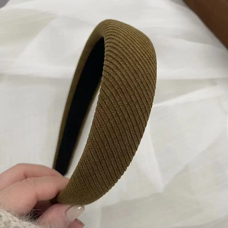 Super White Pique Leather Hair Band for Women
