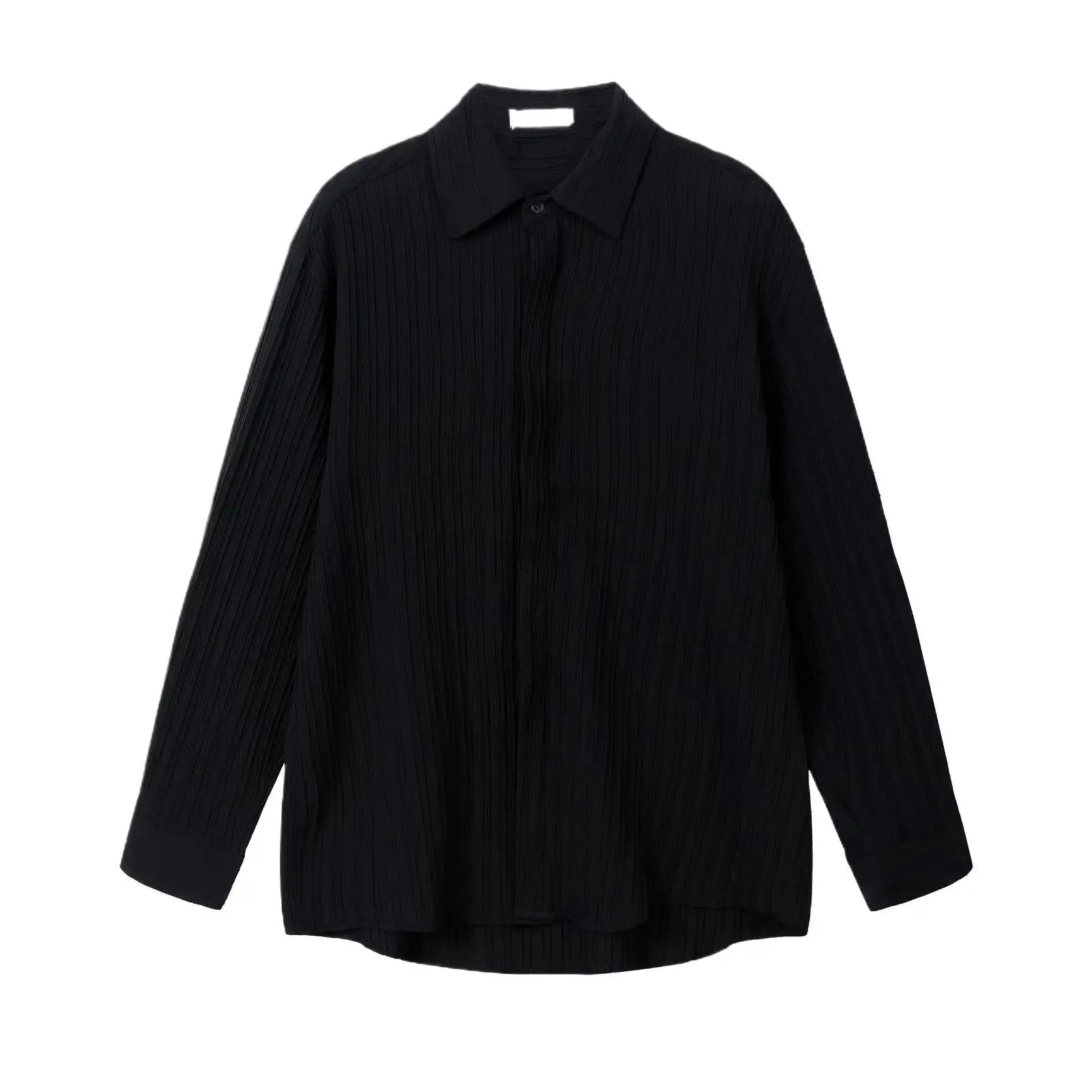 Men Striped Long Sleeve Shirt Autumn Style - Image 8