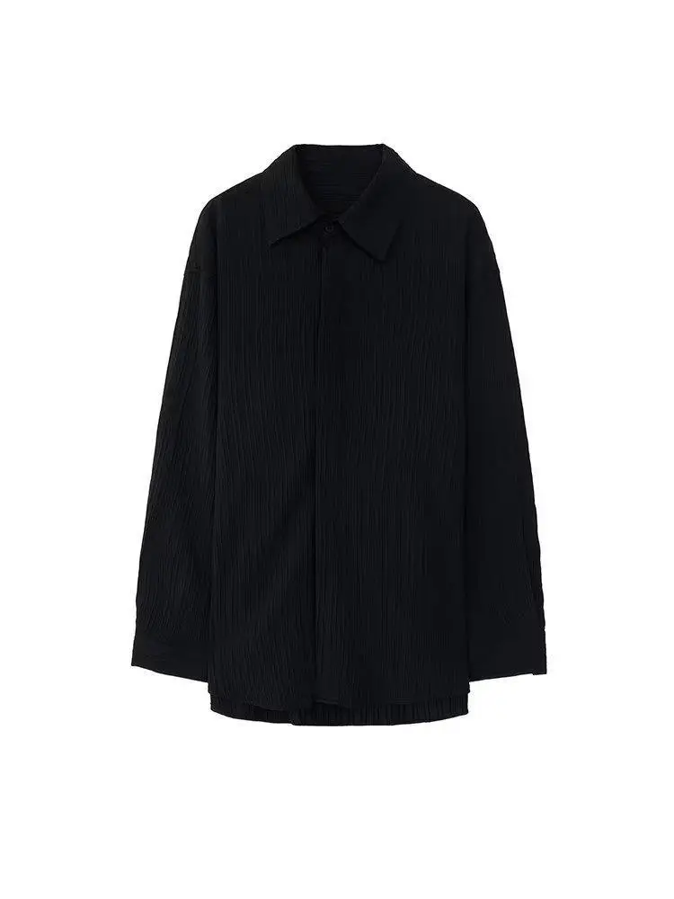 Men Striped Long Sleeve Shirt Autumn Style — feature 5