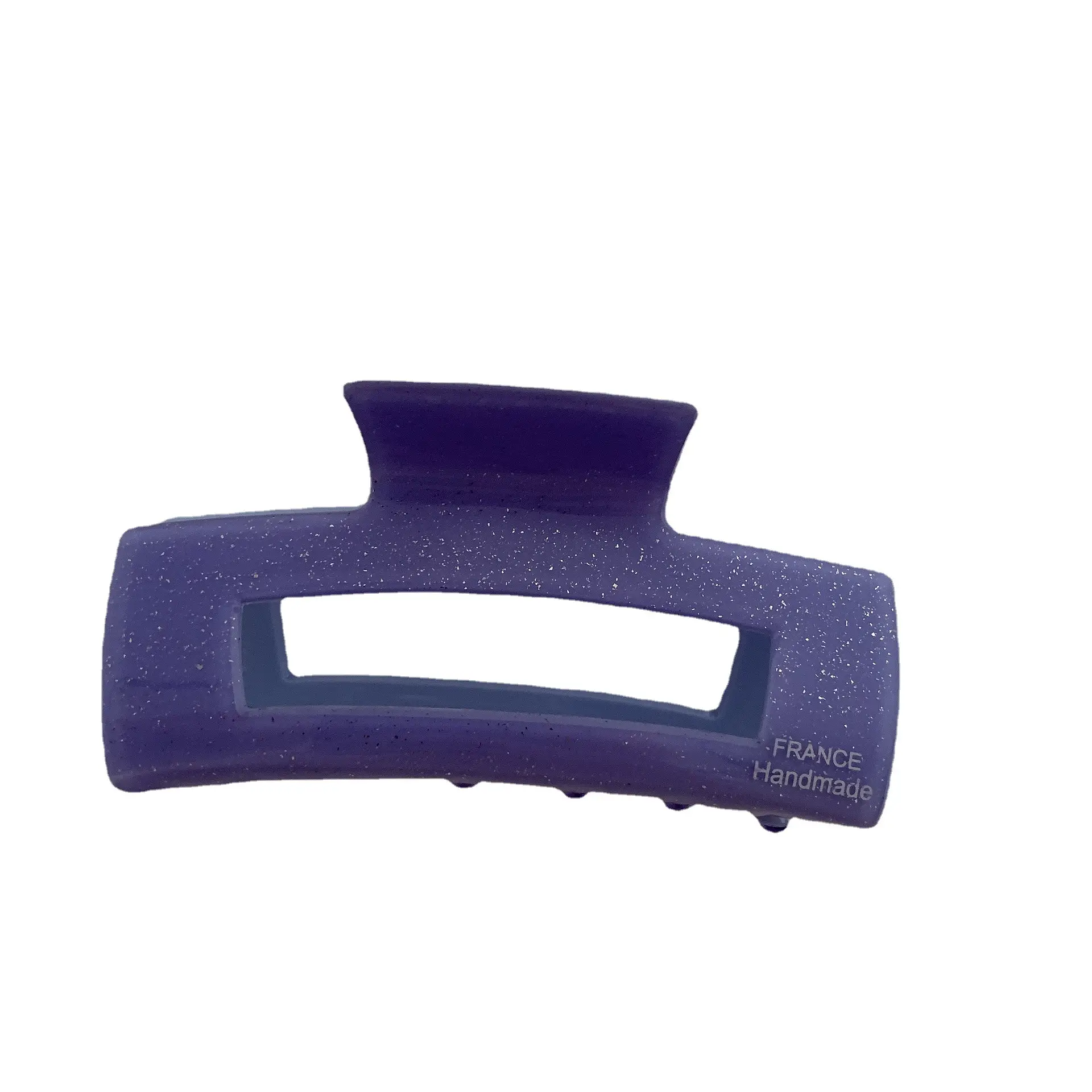 Purple Acetate Hairpin with Shark Clip for Updo - Image 15