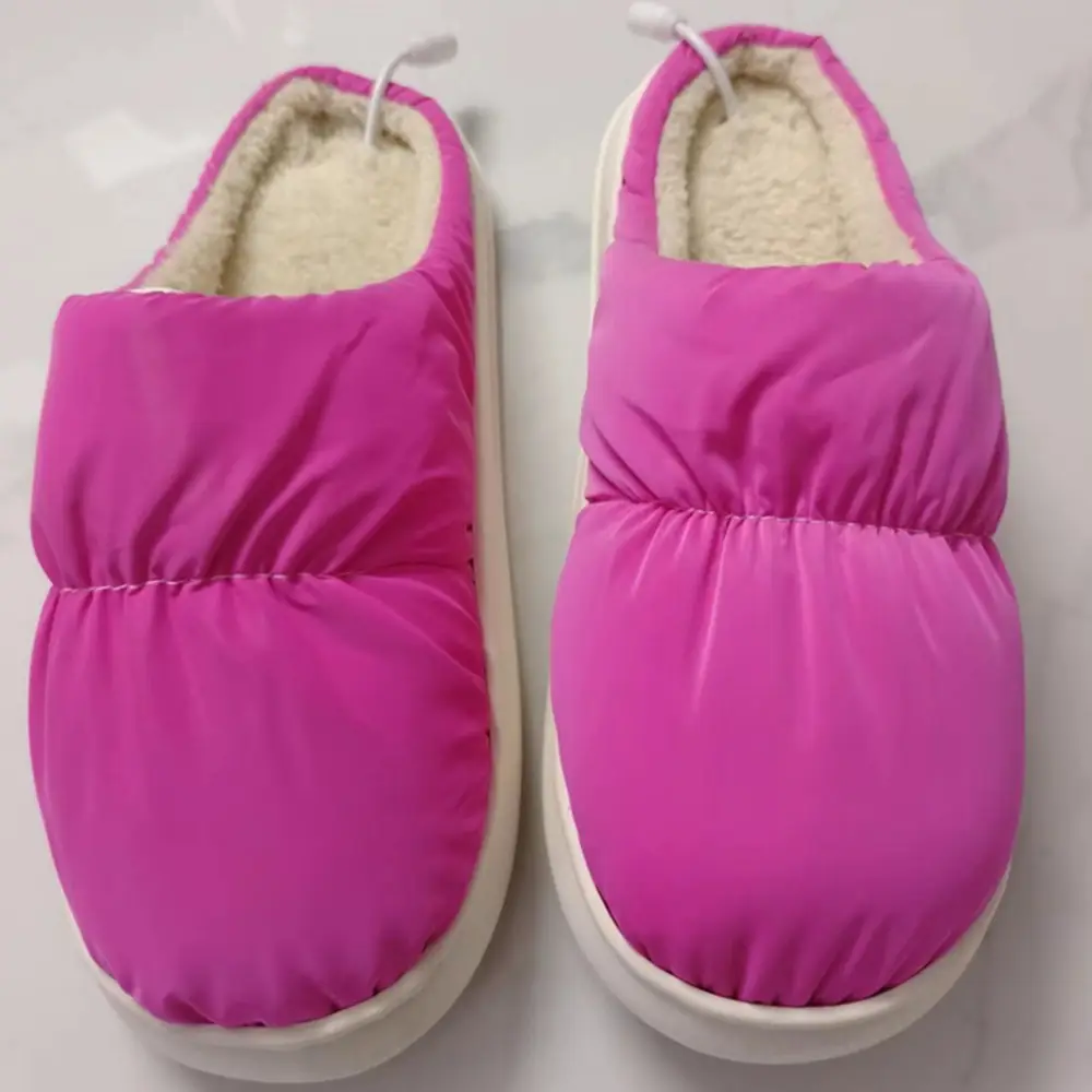 USB Heating Slippers Grey Winter Warm - Image 3