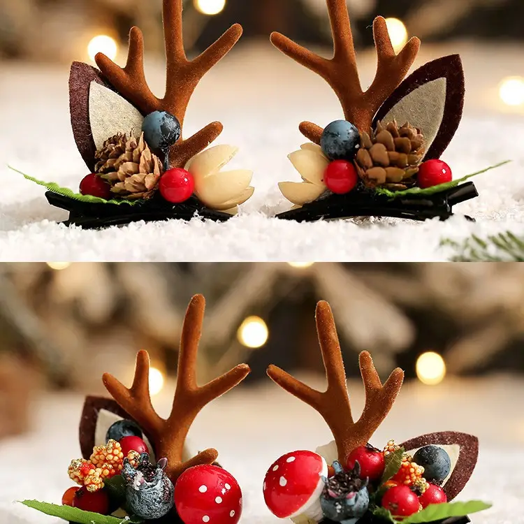 Christmas Deer Horn Hairbands for Girls & Women - Image 8