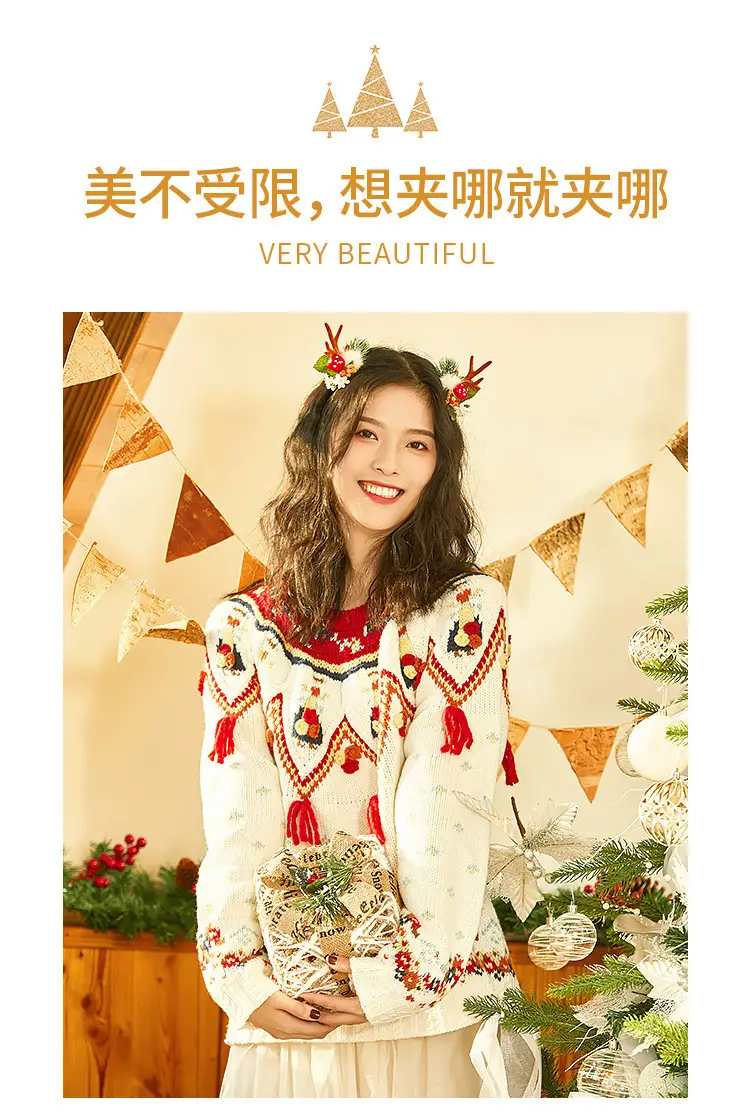 Christmas Deer Horn Hairbands for Girls & Women — feature 10