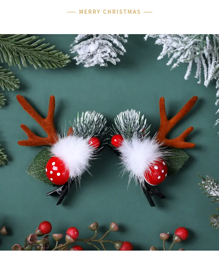 Christmas Deer Horn Hairbands for Girls & Women — feature 18
