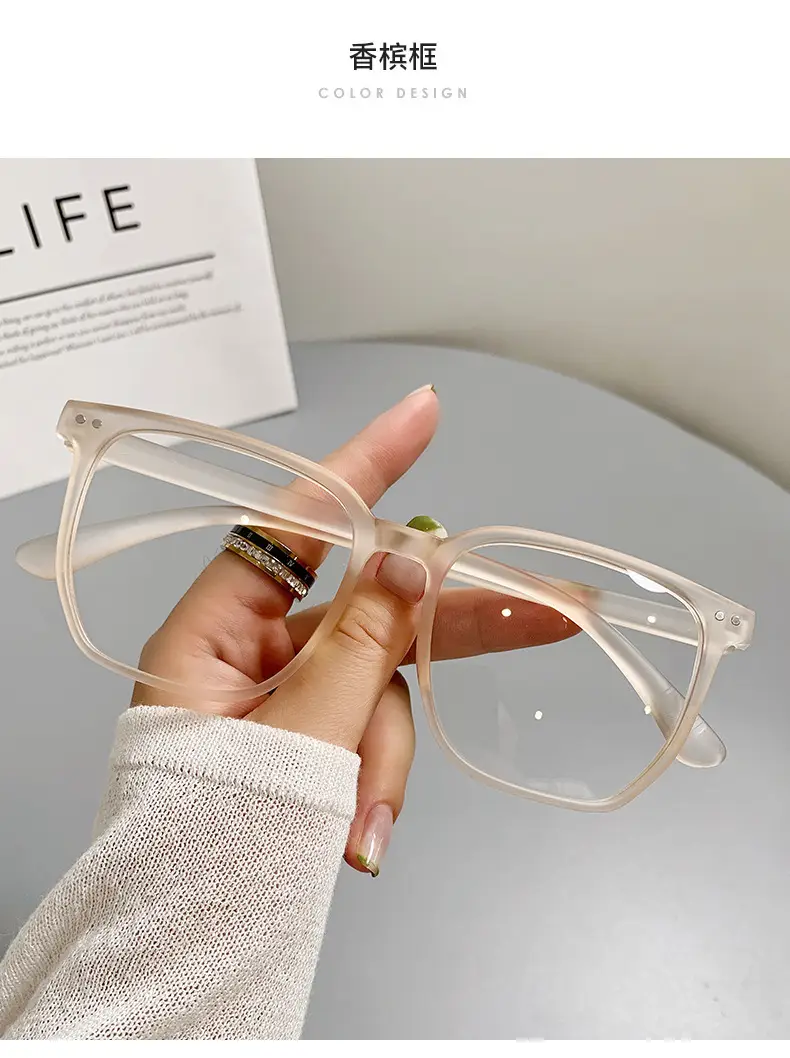 2025 Trendy Clear Blue Glasses for Women Men — feature 10