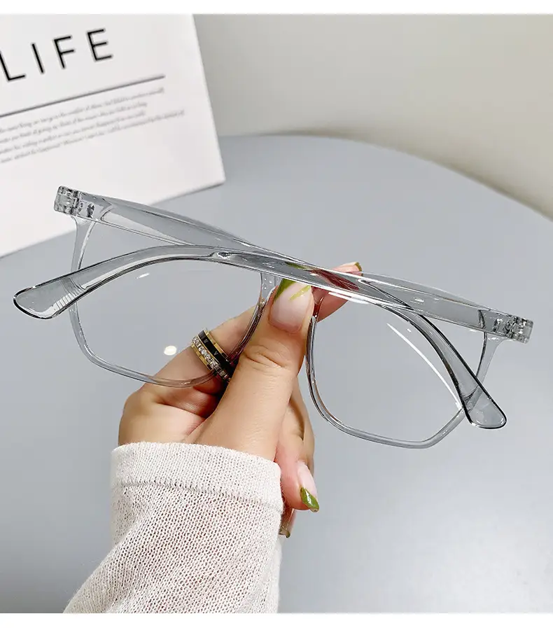 2025 Trendy Clear Blue Glasses for Women Men — feature 13
