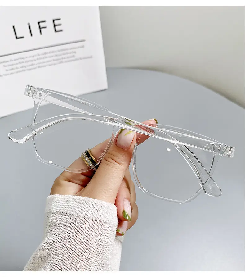 2025 Trendy Clear Blue Glasses for Women Men — feature 15