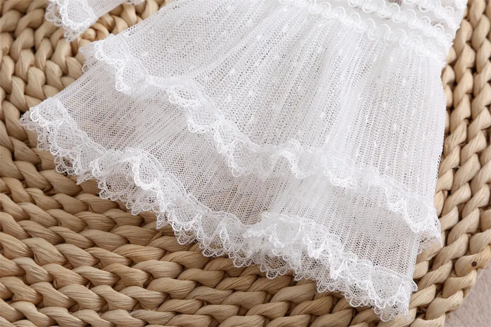 White Lace Star Cuffs for Women's Shoes — feature 17