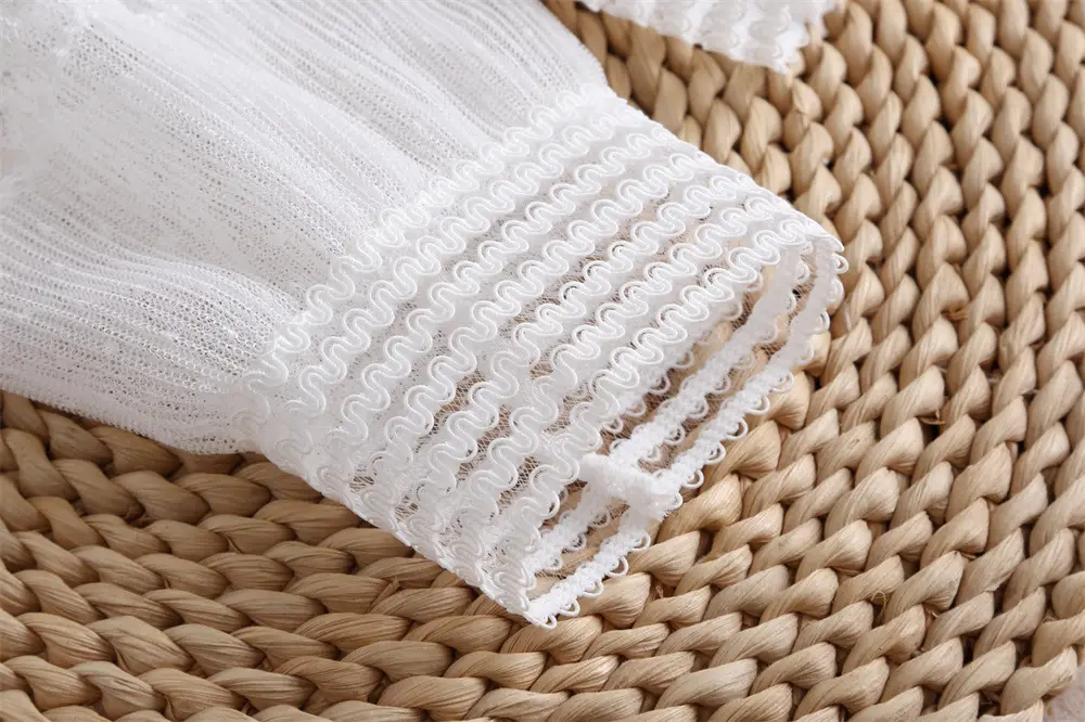 White Lace Star Cuffs for Women's Shoes — feature 18