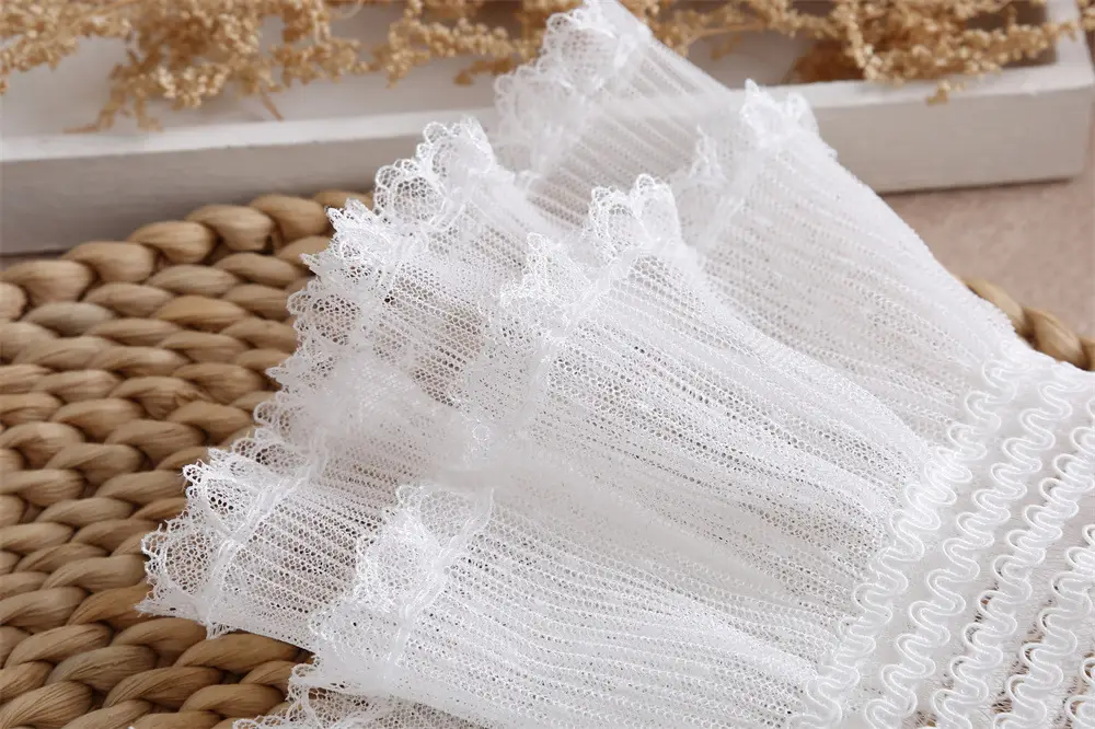 White Lace Star Cuffs for Women's Shoes — feature 19