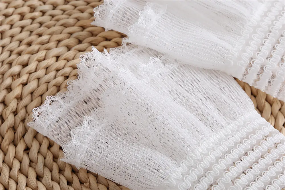 White Lace Star Cuffs for Women's Shoes — feature 20