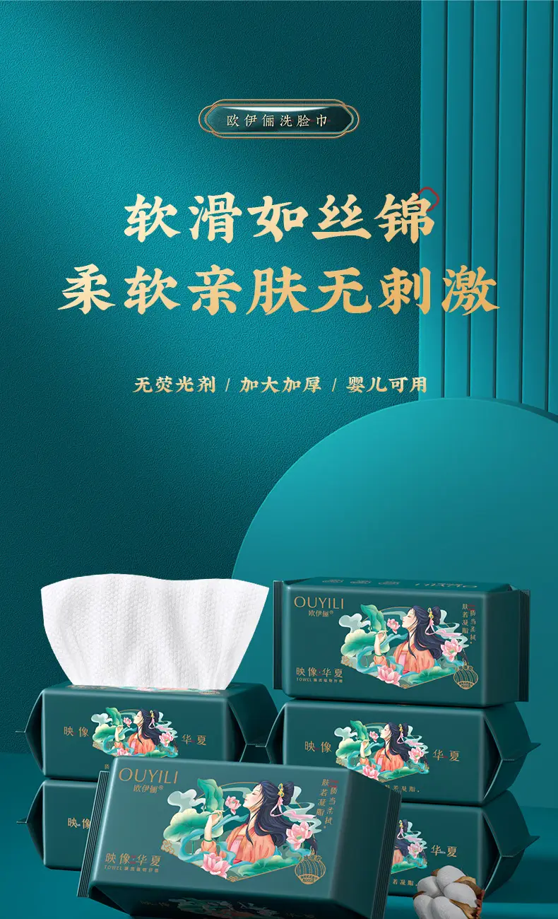 Pure Cotton Face Wash Towel 50 Pcs 20x20cm — feature 2