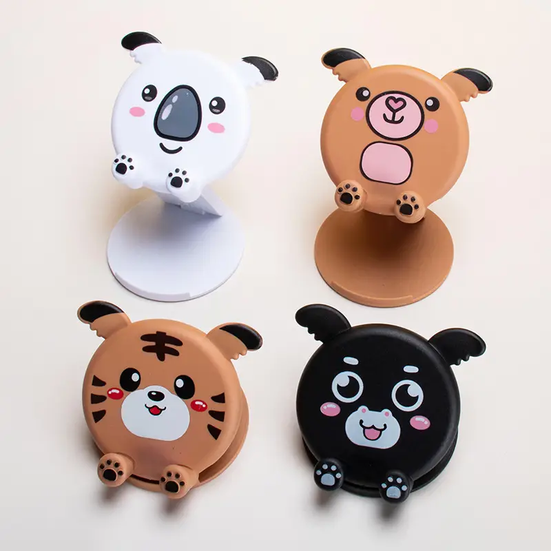 Cute Cartoon Cat Mobile Phone Stand Set of 6 - Image 2