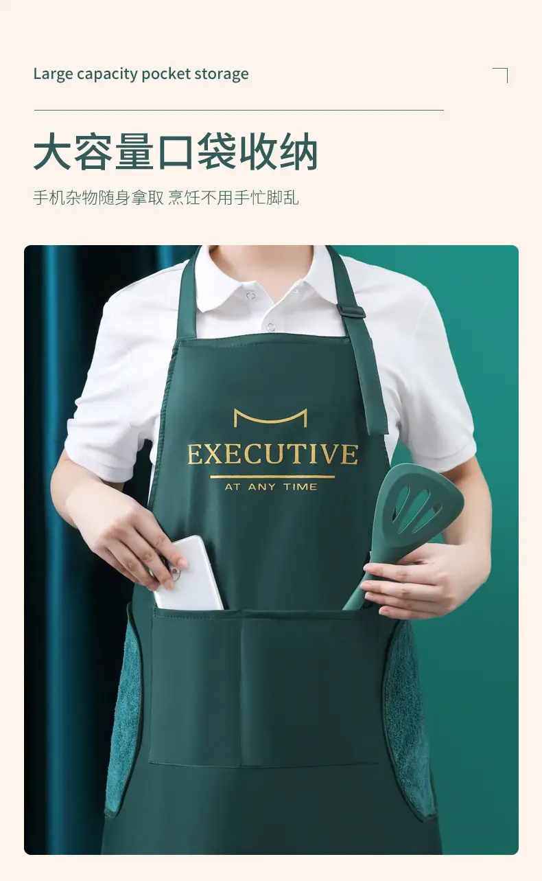 Women Waterproof Apron for Kitchen Use — feature 18
