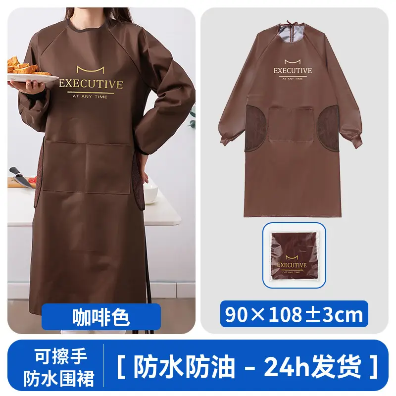 Women Waterproof Apron for Kitchen Use - Image 3