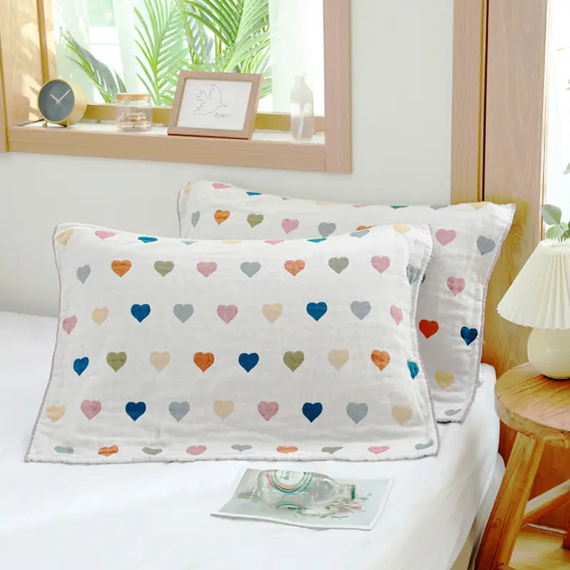 Cartoon Cartoon Pillow Set Cotton Adult Couple Children Single Student - Image 8