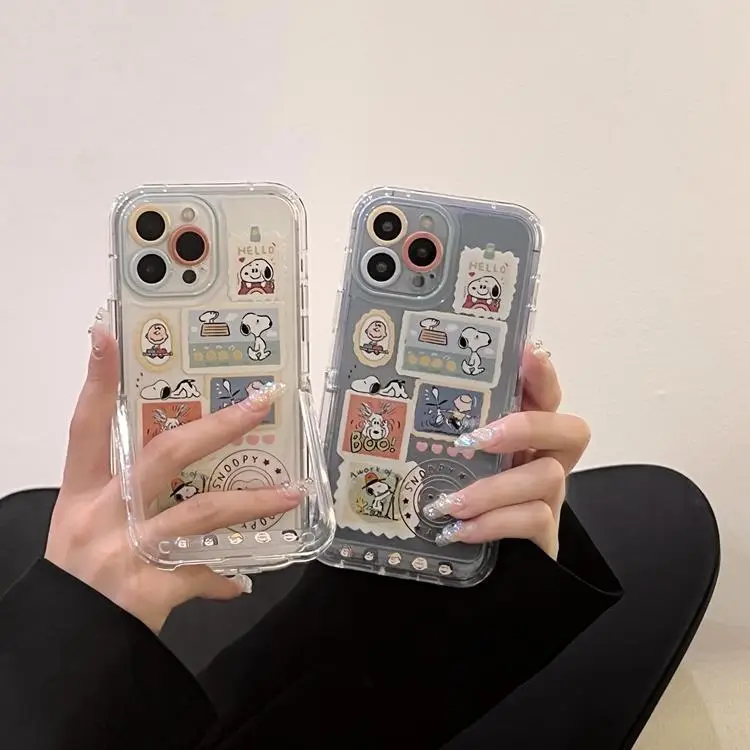 Transparent Cartoon Puppy iPhone 14 Pro Max Case 12" — feature 1