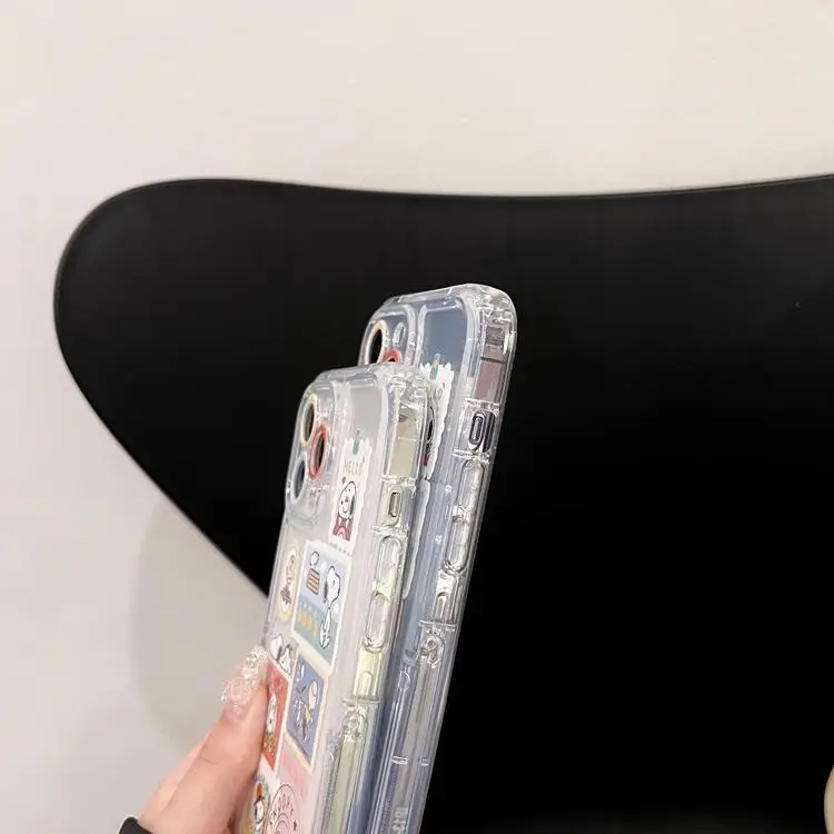 Transparent Cartoon Puppy iPhone 14 Pro Max Case 12" — feature 10